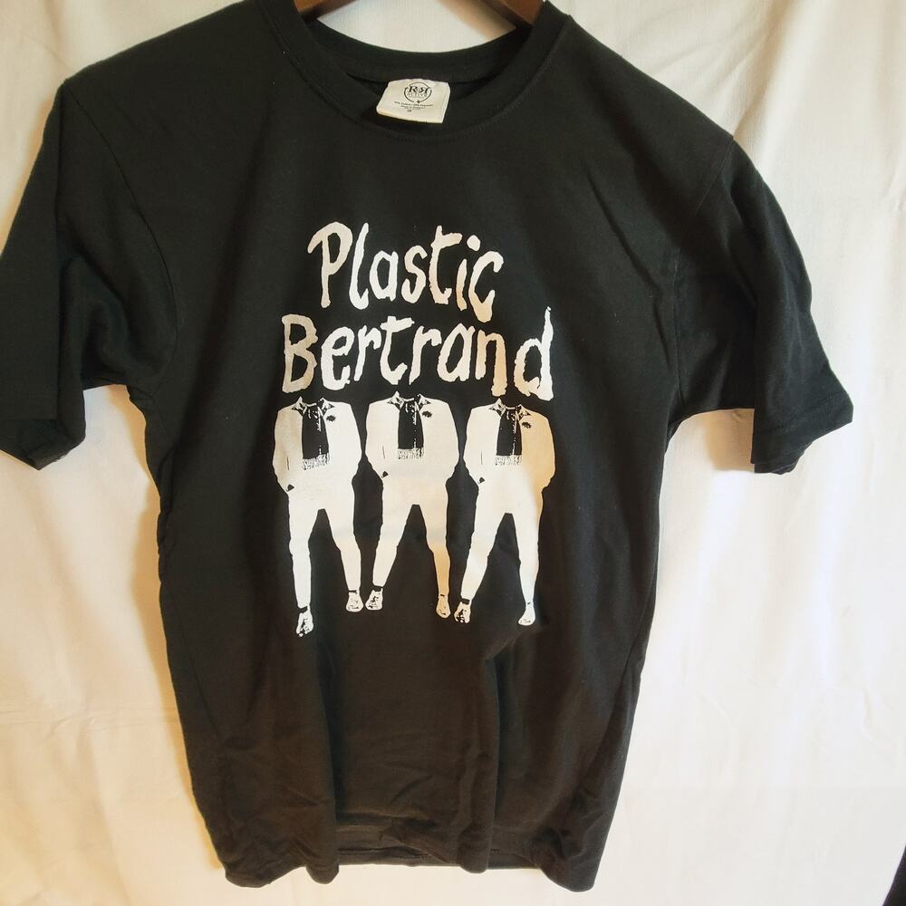 Plastic Bertrand band t shirt  size small black